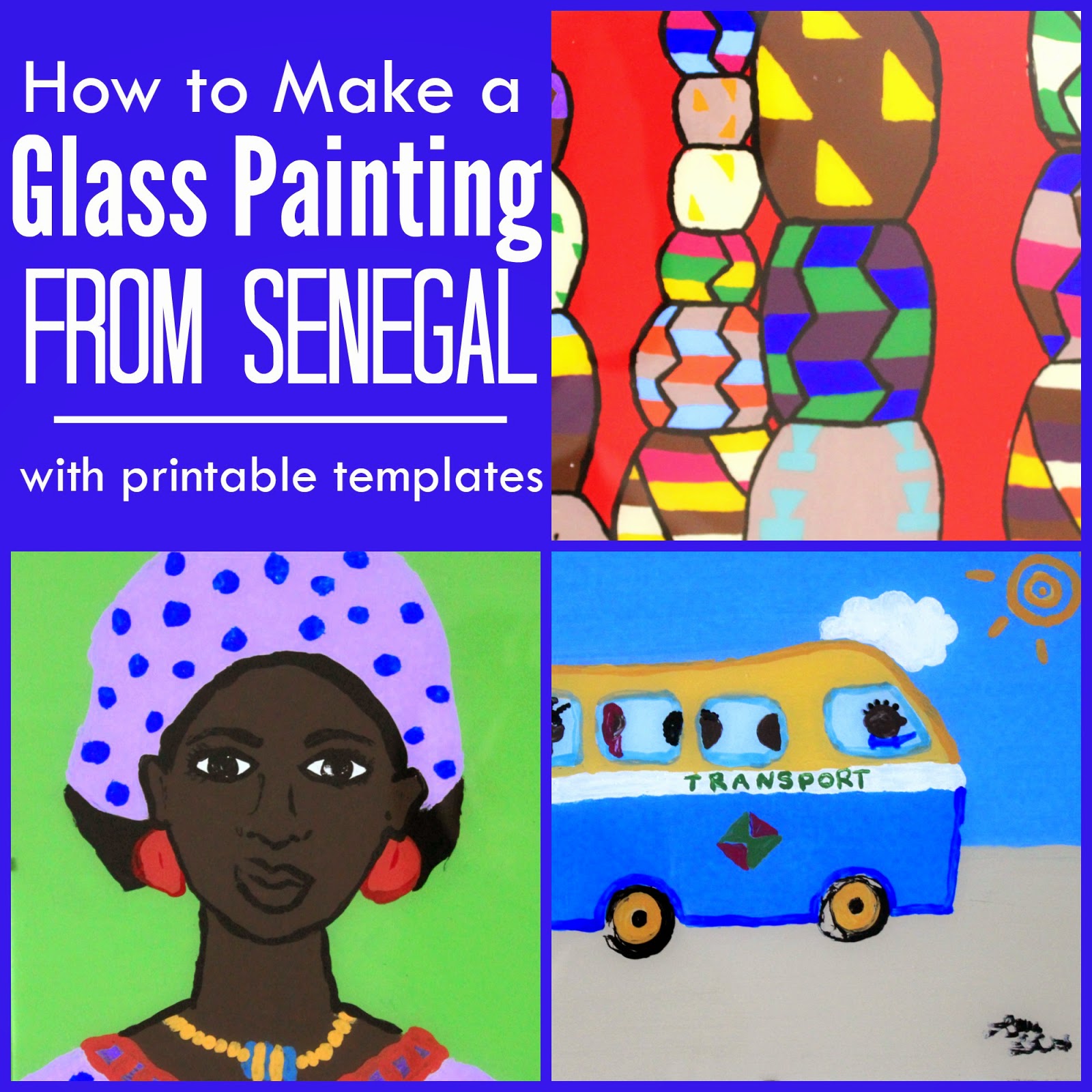 Reverse Glass Painting Senegal Reverse Glass Painting Senegal
