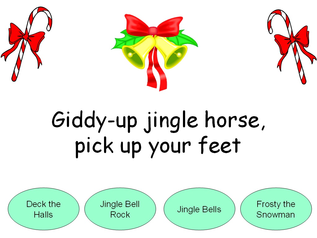 Christmas days printable song games quiz trivia holiday choose name visit words Student Survive 2 Thrive: Name the Christmas Song Trivia Game