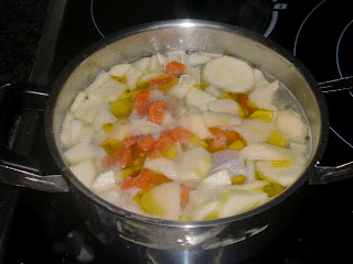 Crema De Verduras Y Pollo
