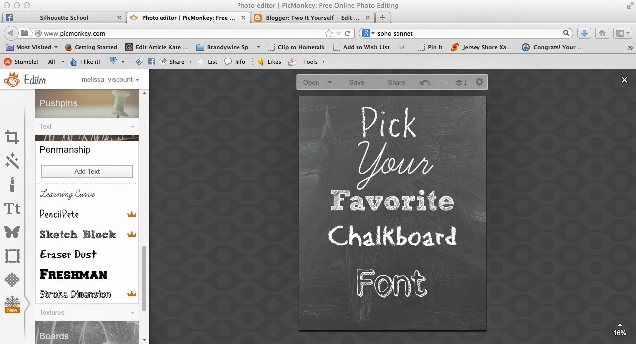 Two It Yourself Free Faux Chalkboard Signs Tutorial {Plus a Free