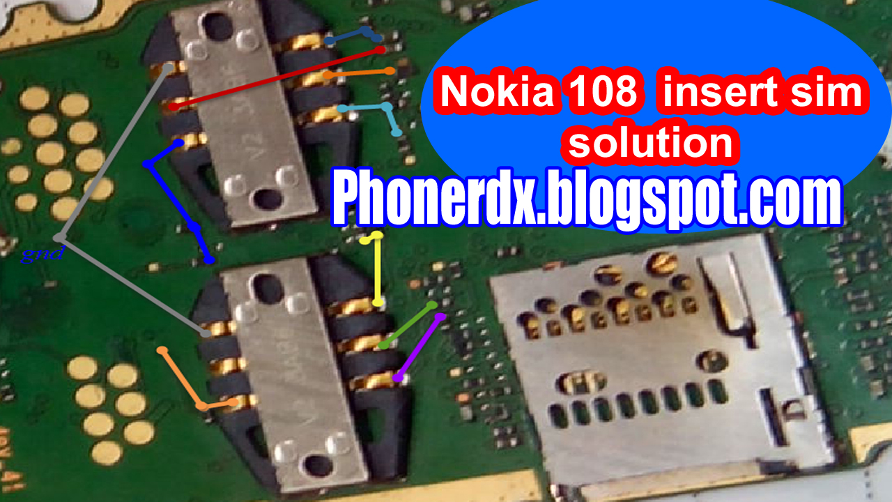 Nokia 108 Insert Sim Jumper Solution PHONERDX