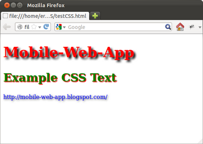 Set text shadow using CSS Set text shadow using CSS