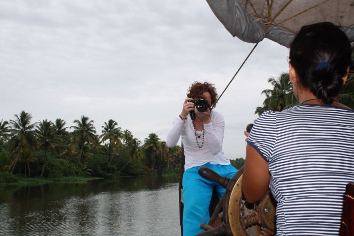 VIAJE EN BOTE EN KERALA.