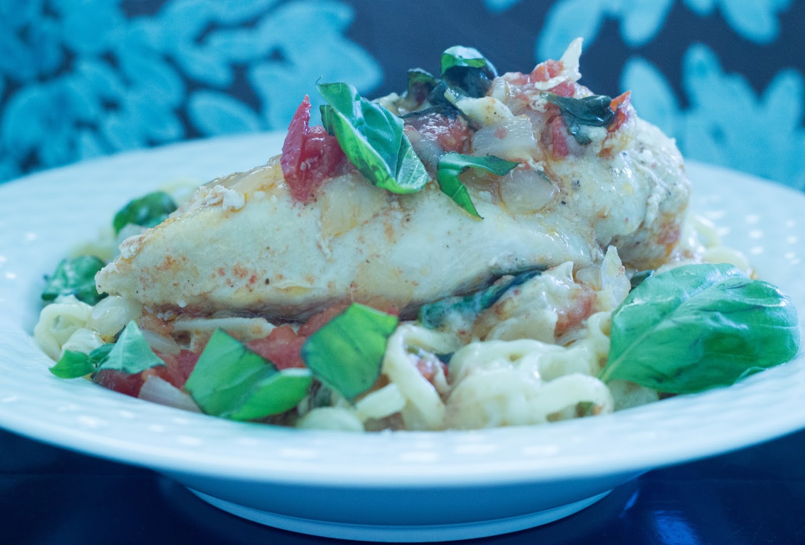 Cooper & Chloe Creamy Tomato Basil Chicken Alfredo