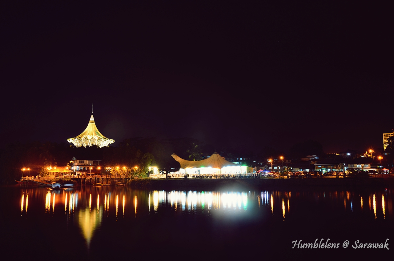 THROUGH MY HUMBLELENS: Kuching Sarawak sunset & night view