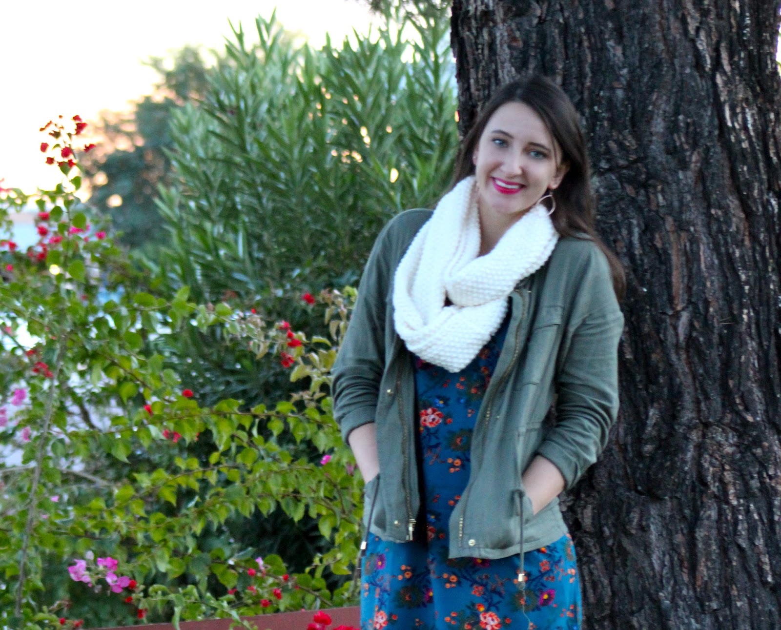 LunaVida Flower Hour Jacket + Dress + Boots + Scarf (& a Giveaway!)