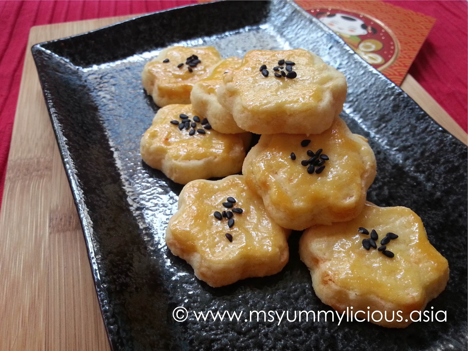 Salted Egg Yolk Cookies Yummylicious + Babylicious