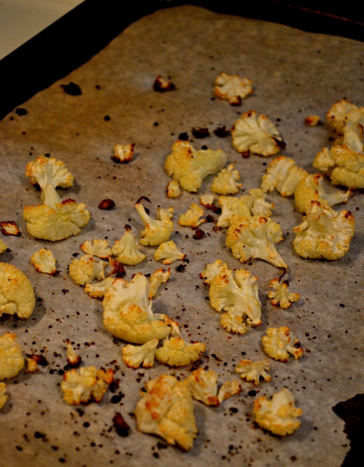 Simple Savory & Satisfying Roasted Cauliflower Popcorn