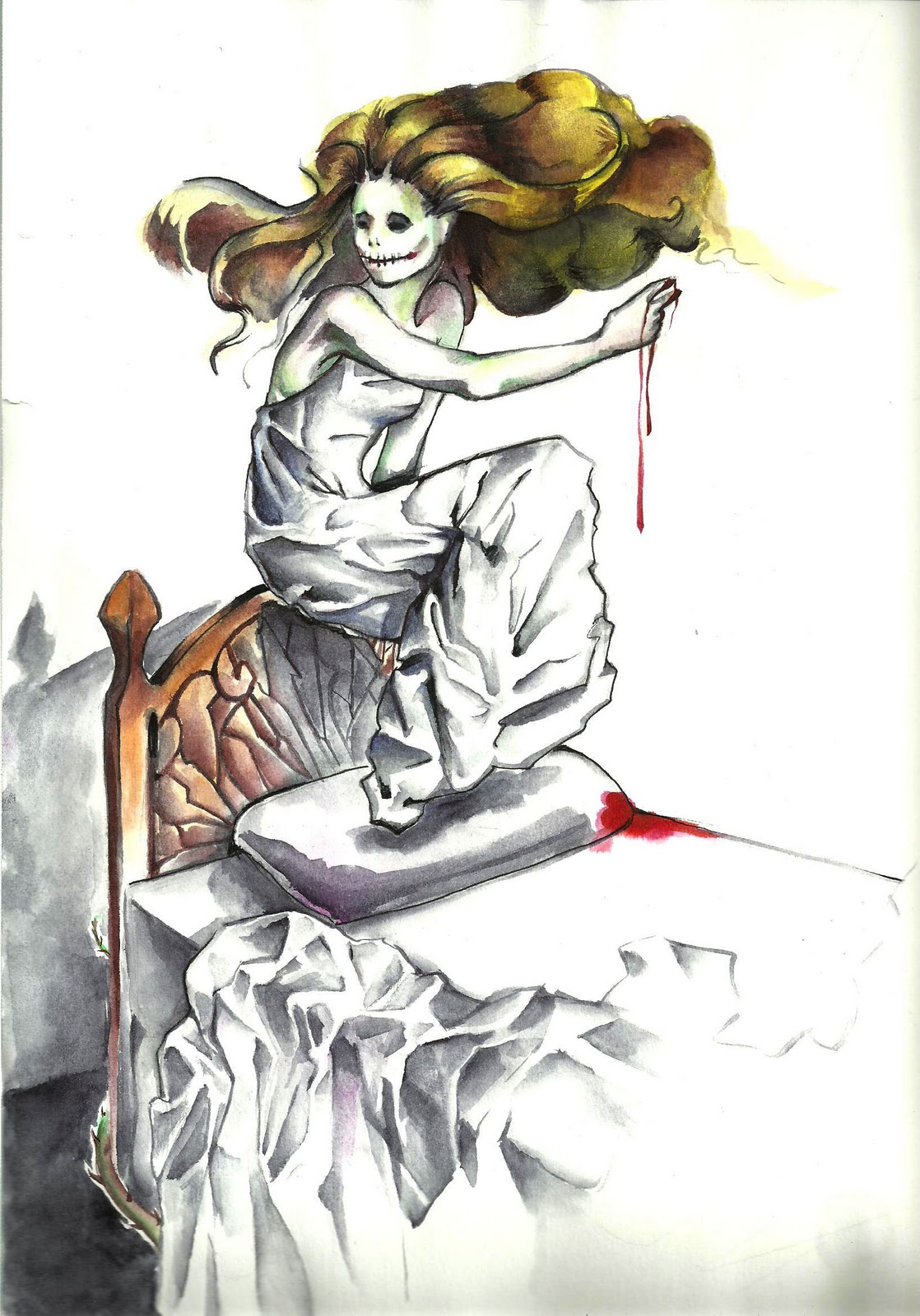 Off-kilter Sunsets: Halloween: Scary Sleeping Beauty