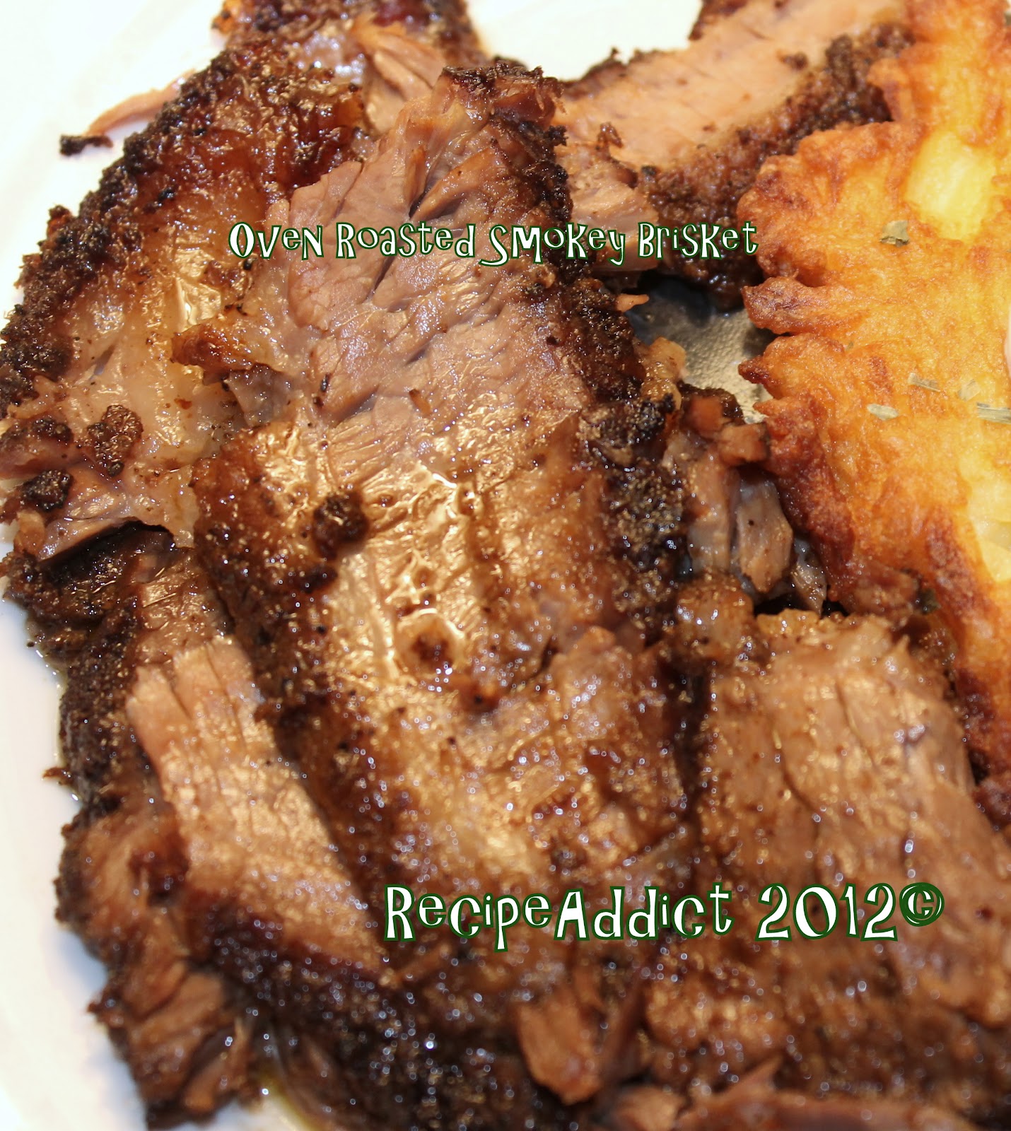 RecipeAddict Oven Roasted Smokey Beef Brisket