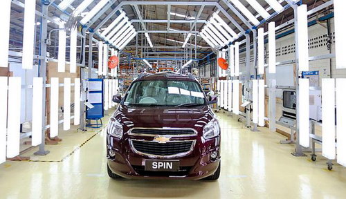 Mobil Chevrolet Spin mulai diproduksi Mobil Chevrolet Spin mulai diproduksi