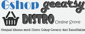 Gshop Geearsy Distro Online Store