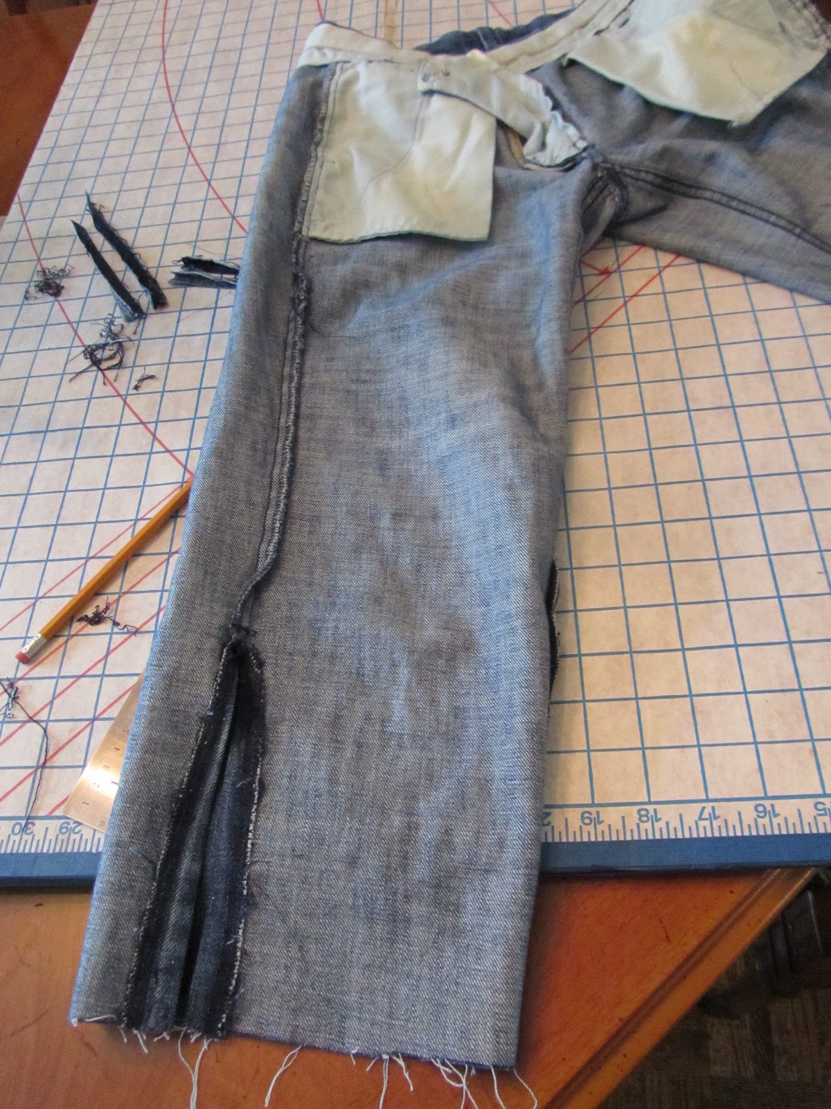 creative savv From old jeans to new capris