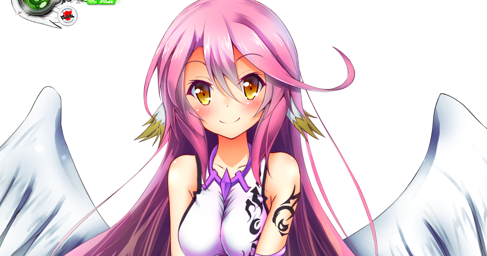 No Game,No Life:Jibril Simple Cute Render(2vers) | ORS Anime Renders