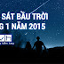 Quan sát bầu trời tháng 1 năm 2015