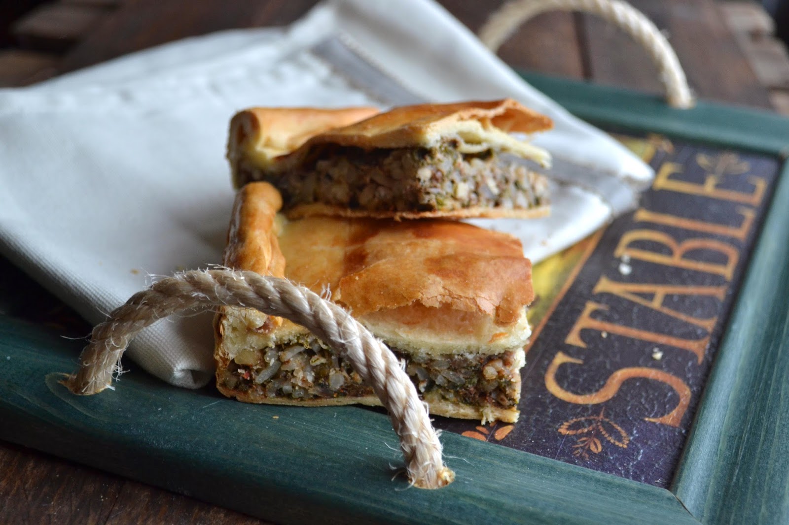 A Kingdom For A Cake Rice and vegetable pie