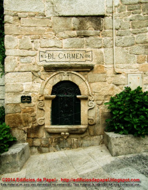 Pequeña capilla en Las Burgas Capilla a la Virgen del Carmen