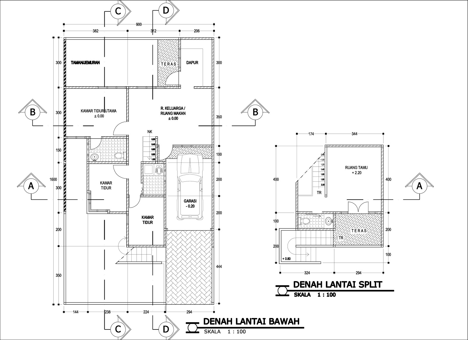 Desain Rumah Tipe 100 Tidak Bertingkat DESAIN RUMAH