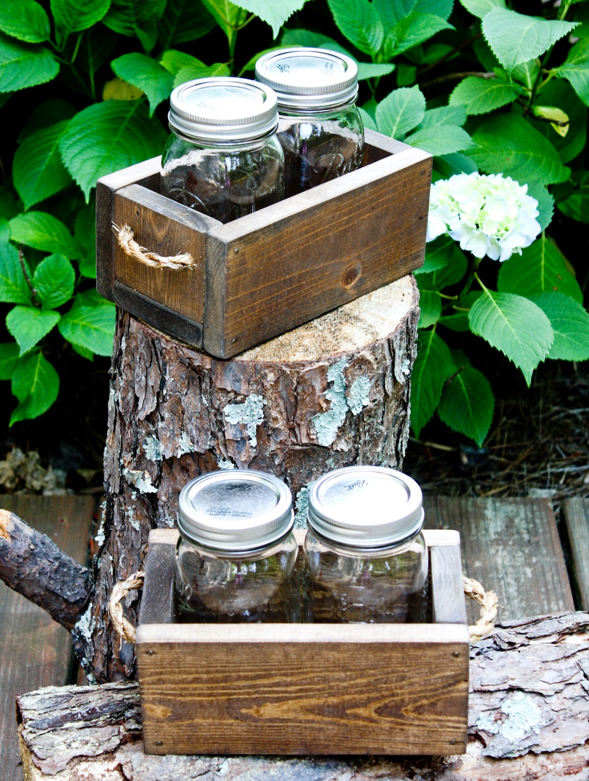 Hoot Designs Vintage Inspired Mason Jar Box