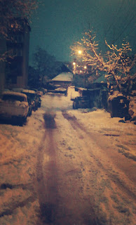 snow on the street december 2012 