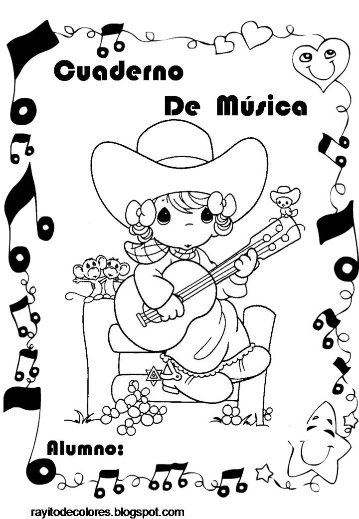 Carátulas para cuadernos de música - Imagui