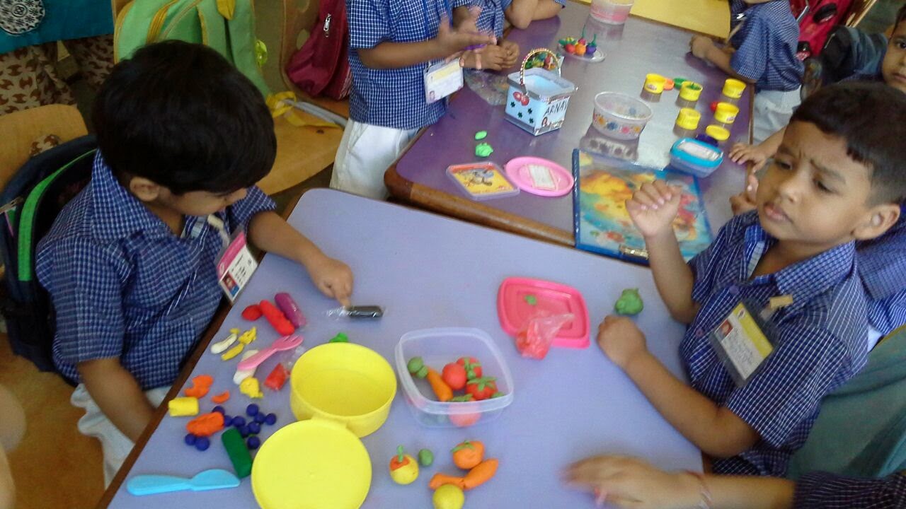 Our Preprimary blog Clay Moulding Comp. NURSERY [fruits & vegetables]