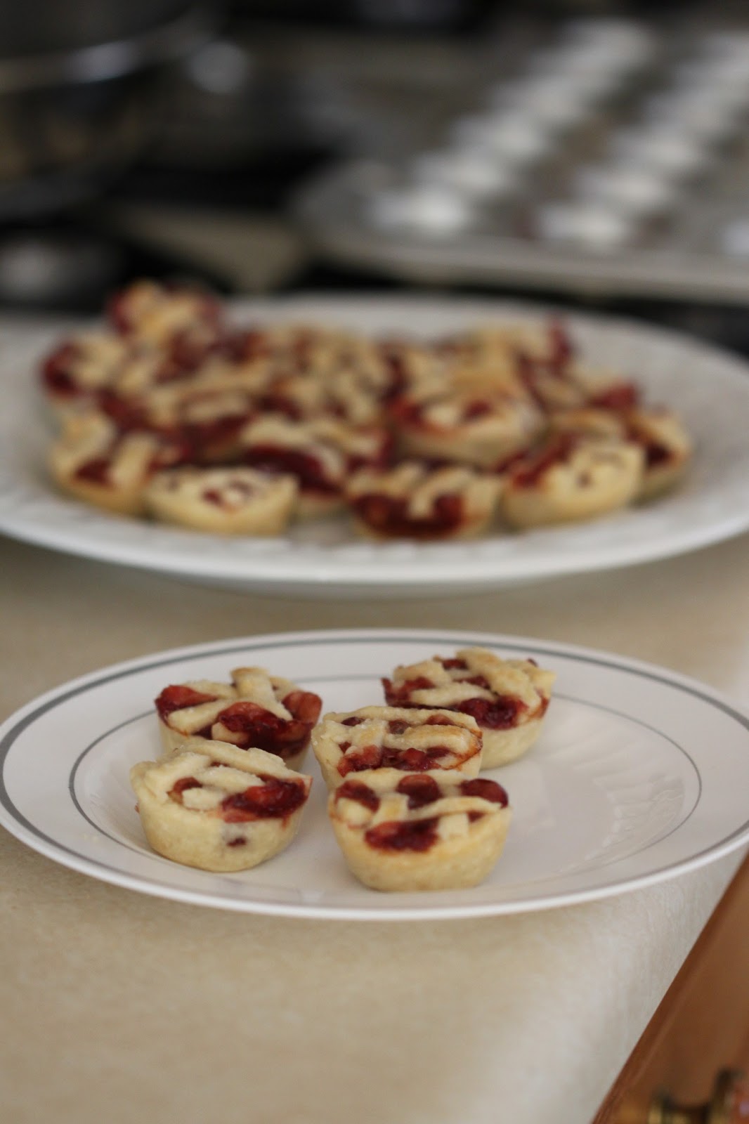 Tortillas and Honey Peanut Butter and Jelly Baby Lattice Pies