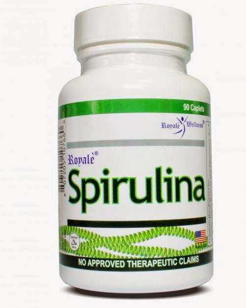 Royale Spirulina 1000mg Per Caplet 90 Caplets Per Bottle Order Here Today