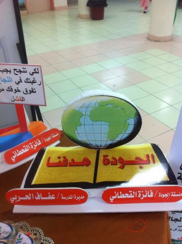 الإبتدائية الثانية والعشرون تقرير عن تفعيل الجودة في التعليم بالمدرسة