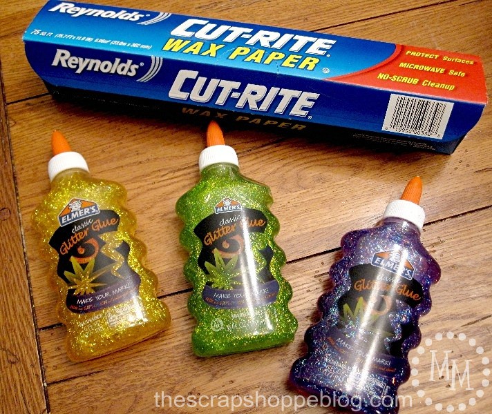 Easy Elmer's Glitter Glue Spider s The Scrap Shoppe