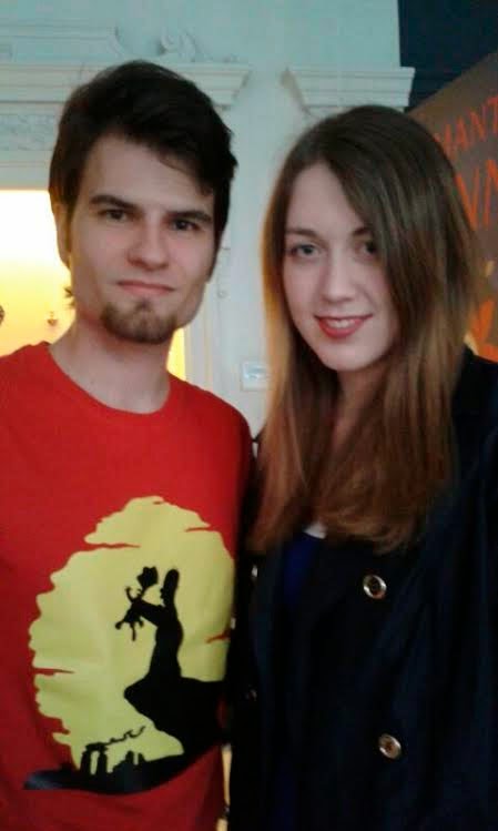 Eduardo Quintana y Samantha Shannon, autora de La Era de Huesos Eduardo Quintana y Samantha Shannon, autora de La Era de Huesos