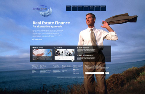 Classy & Professional Financial Web Designs