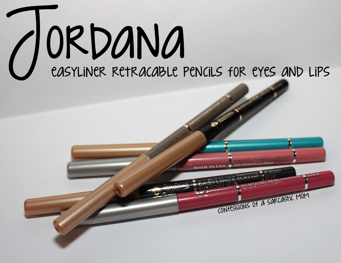 Jordana Easyliner Retractable Pencils for eyes and lips! Confessions