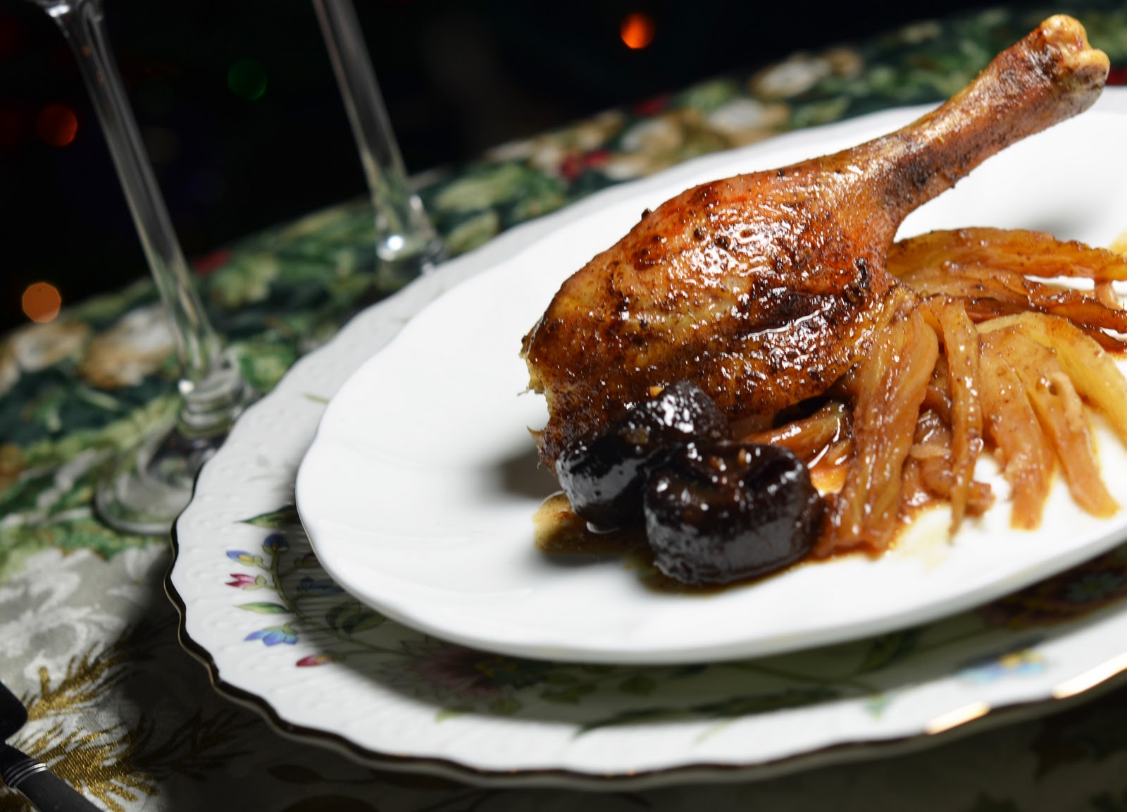 Spiced Roasted Duck with Fennel and Prunes Recipe RecipeStudio