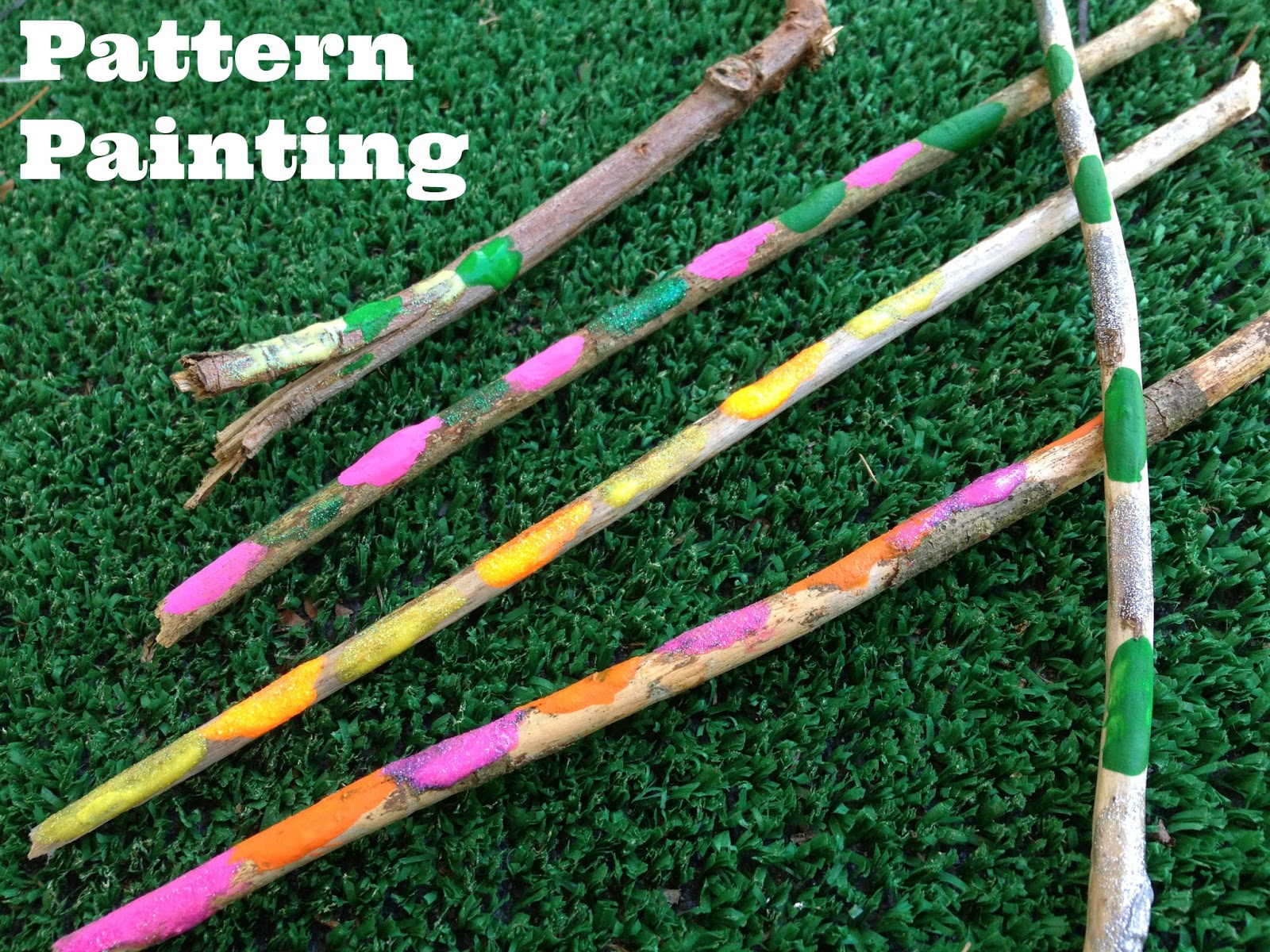 math activities for kids, pattern painting