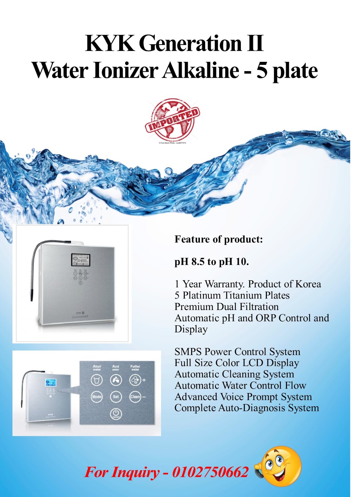 Water Ionizer Alkaline