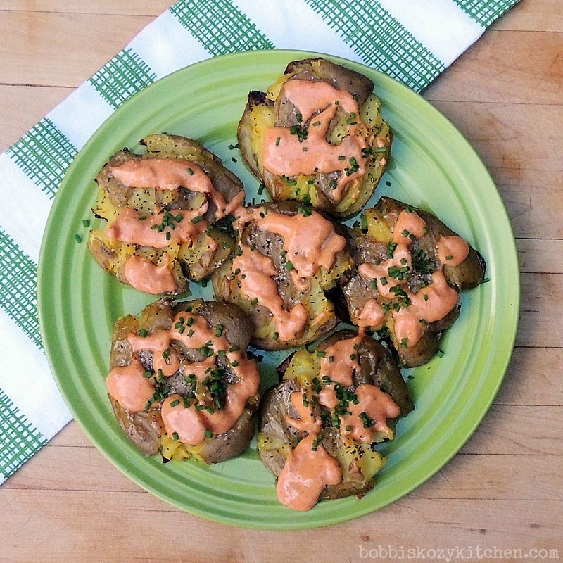 Crispy Potatoes with Spicy Aioli Bobbi's Kozy Kitchen