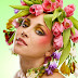 Rostros de mujeres con flores - Belleza femenina - Beauty