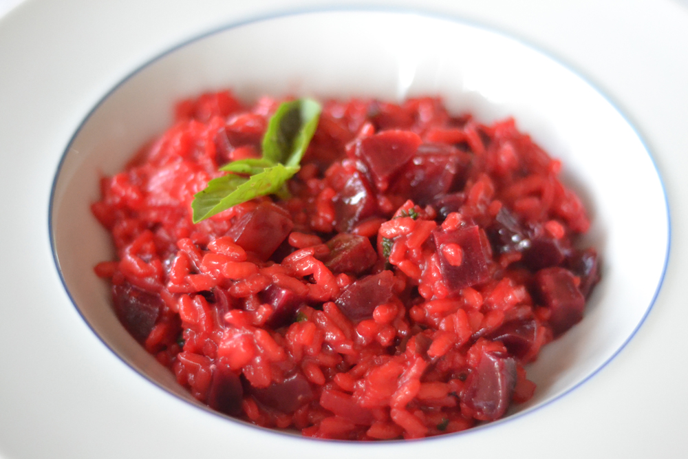 The World in My Kitchen Beet Risotto Kid and Adult Friendly!