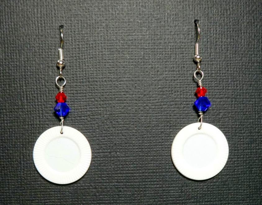 Mix Me Up! Mini poker chip earrings