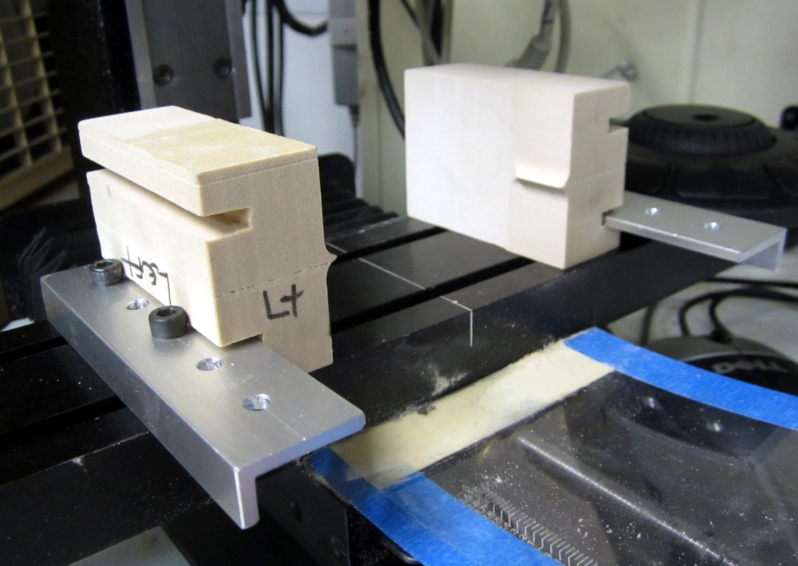 MI Shop Tools Inventions Sherline Mill Double wide T slot clamps