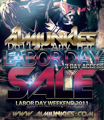 AIMJUNKIES LABOR DAY WEEKEND SALE - DOLLAR FOR ANY HACK