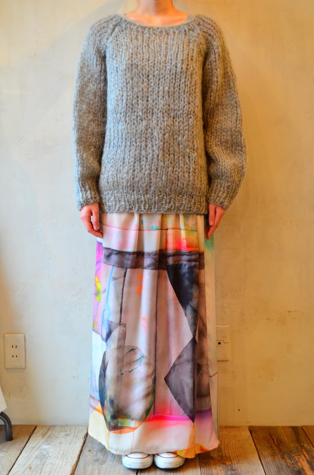 Rigoletto Maiami マイアミ モヘアニット 着てみました