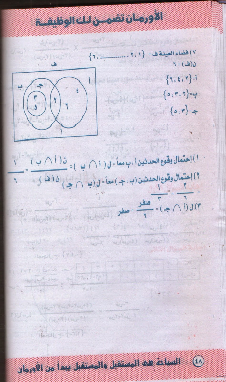 مراجعة  رياضيات ترم 2 الثالث الإعدادى