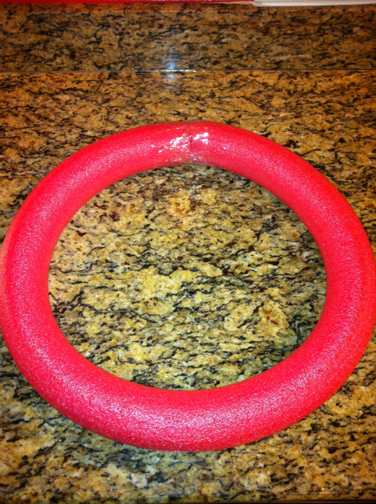 Christmas How to make a Feather Boa Wreath stepbystep