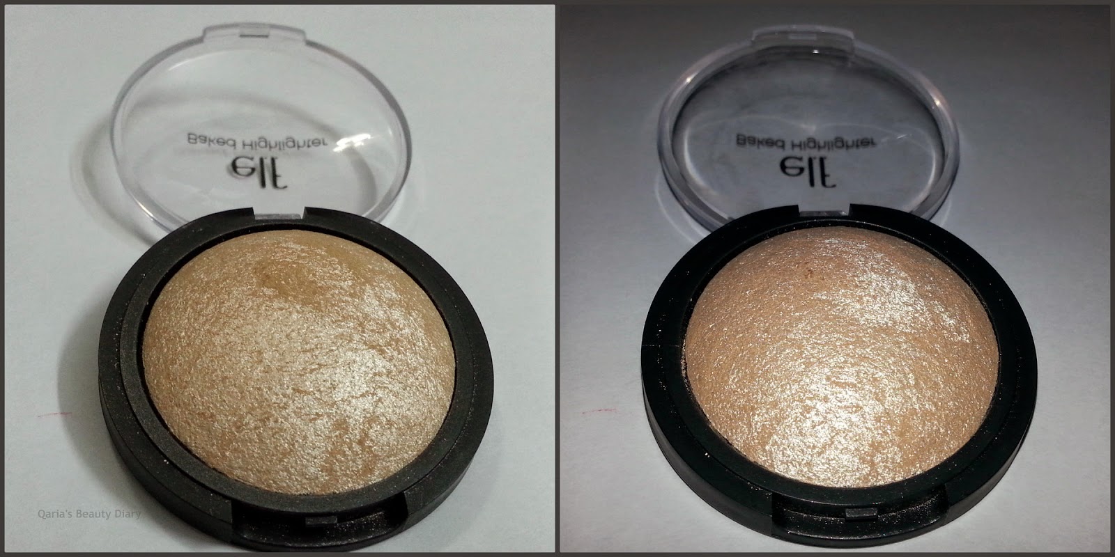 Qaria's Beauty Diary E.L.F Baked Highlighter in Moonlight Pearls