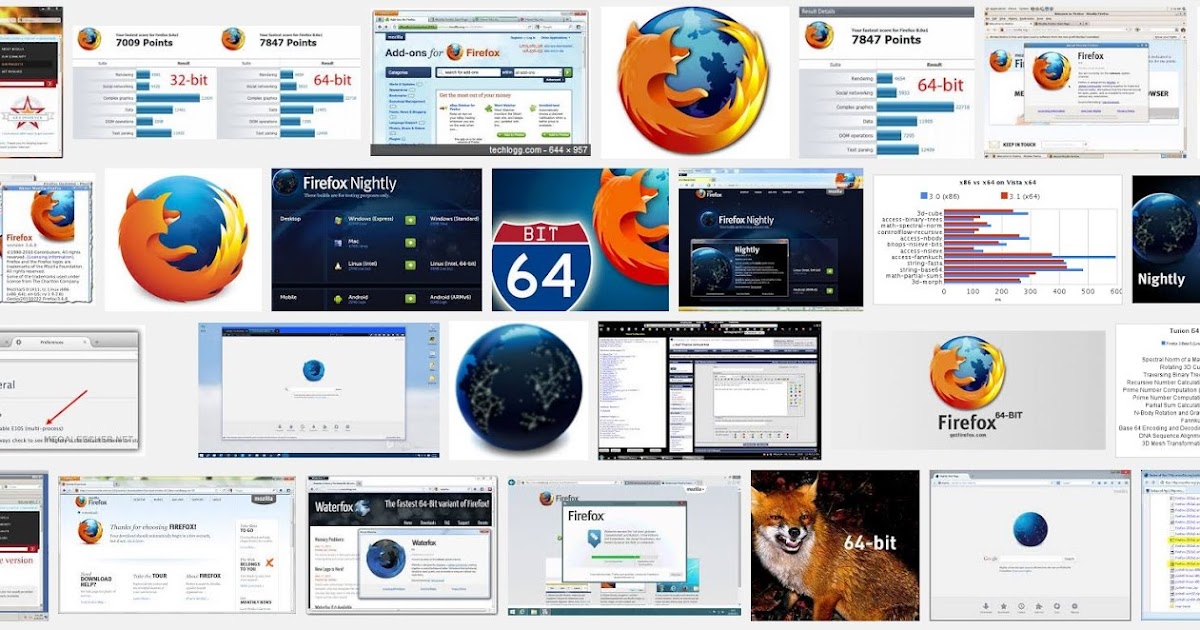 Firefox 64 bit version for Windows 7 & 8 & 8.1 & Windows 10