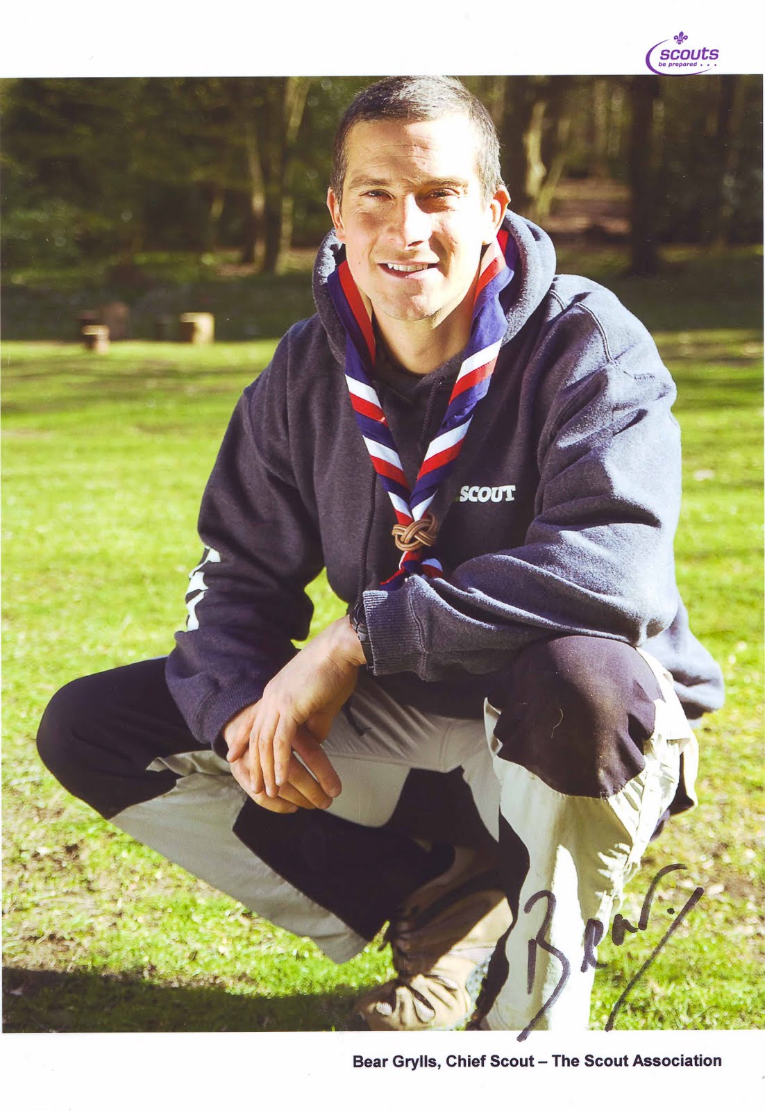 Bear Grylls Autograph