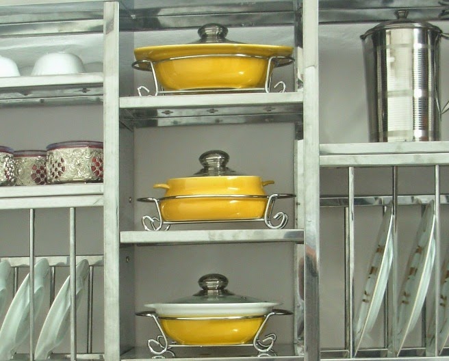 Stainless Steel Kitchen Plate Rack Dish Dryer Display Rack Stainless