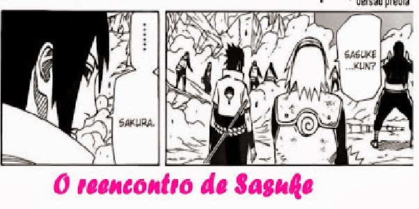 Sasuke e Sakura tem momento romântico em novo mangá